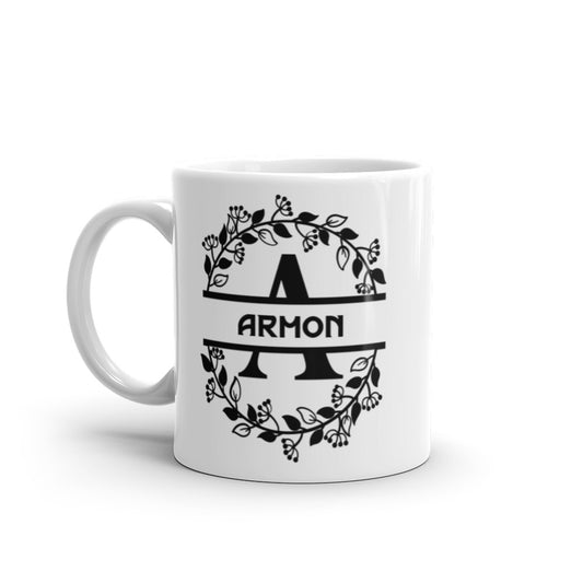 Armon - Personalised - White glossy mug