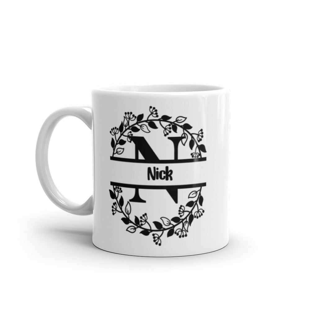 Nick - Personalized White glossy mug