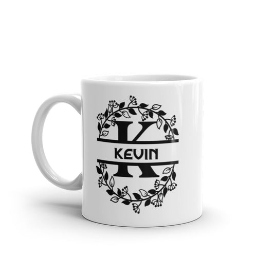 Kevin - Personalized - White glossy mug