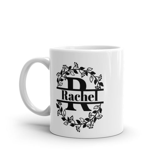 Rachel - Personalised - White glossy mug