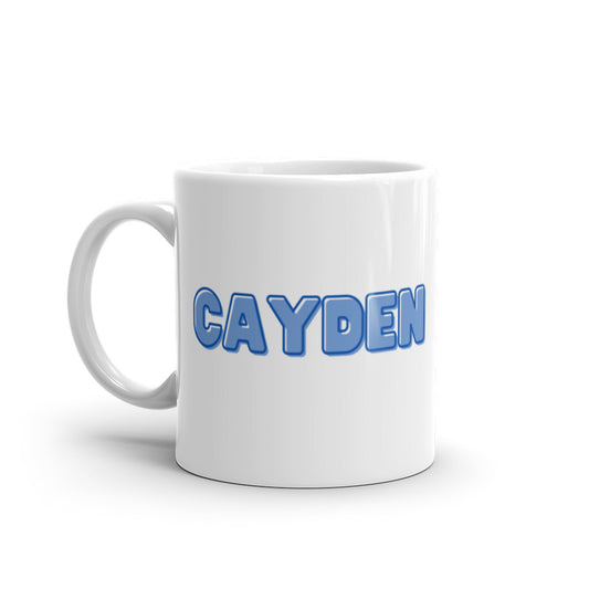 Caden - Personalised - White glossy mug