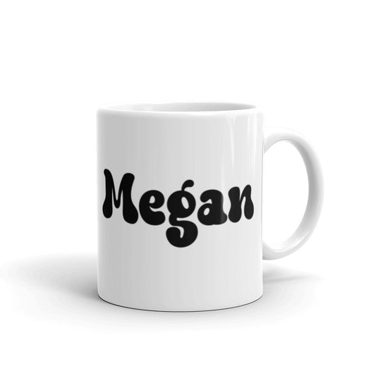 Megan - White glossy mug