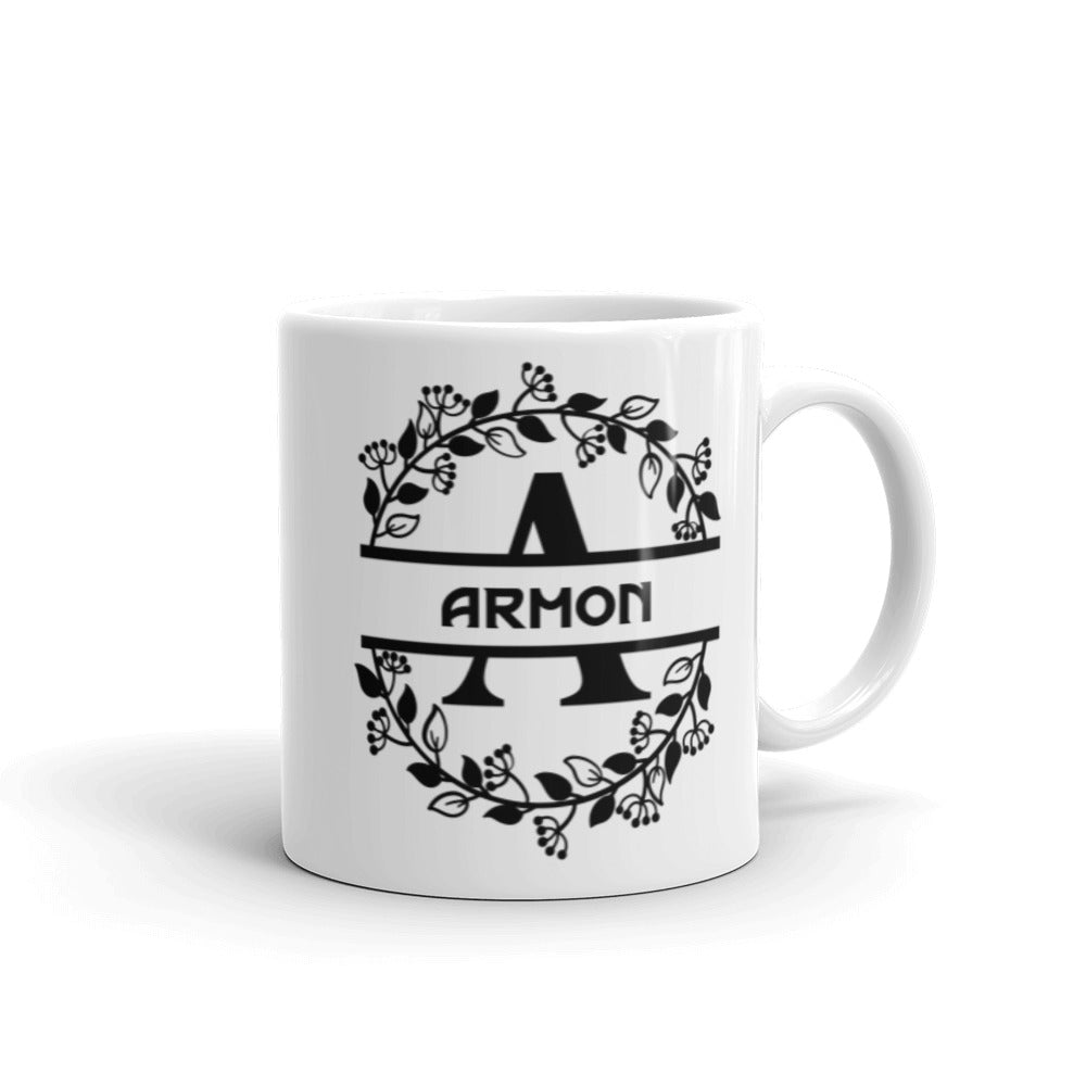 Armon - Personalised - White glossy mug