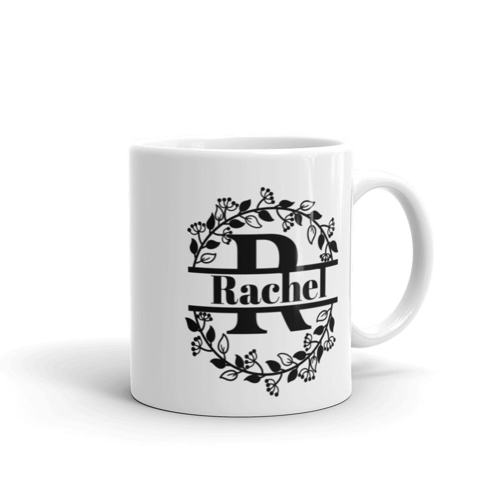 Rachel - Personalised - White glossy mug
