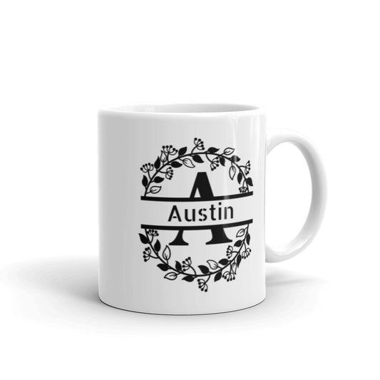 Austin - Personalised - White glossy mug