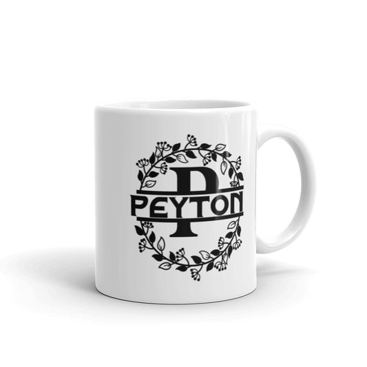 Peyton - Personalised - White glossy mug
