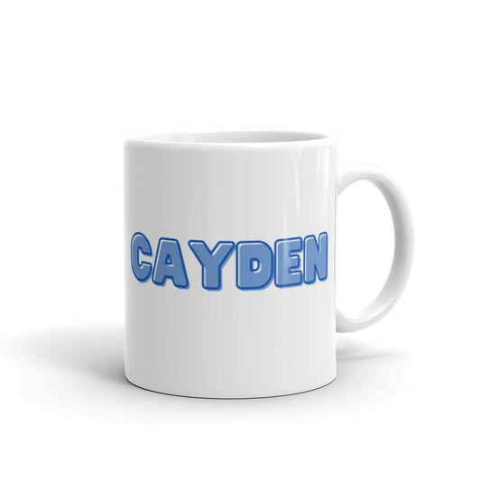Caden - Personalised - White glossy mug