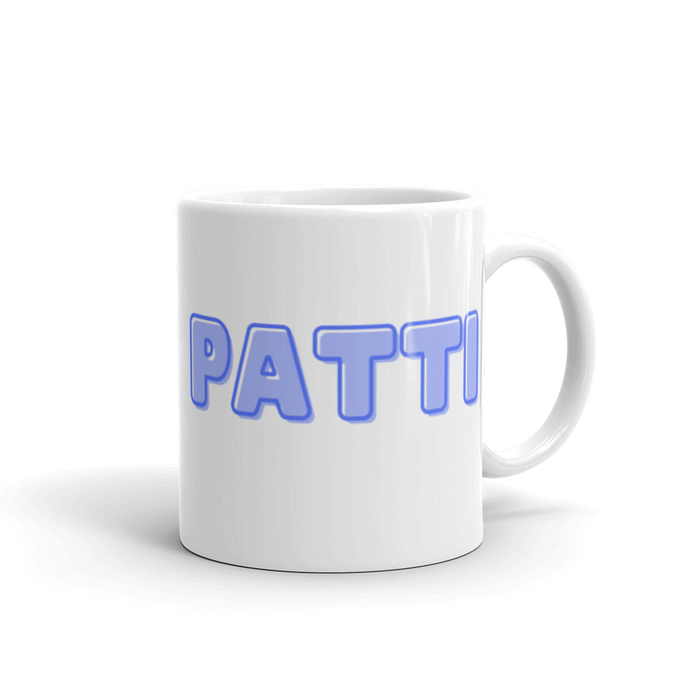 Patti - Personalised - White glossy mug