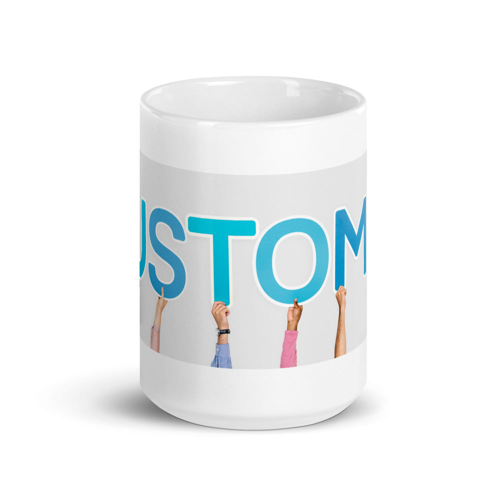 Customer - White glossy mug - Get to Know Your Customer Day