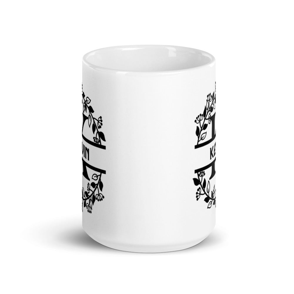 Kevin - Personalized - White glossy mug