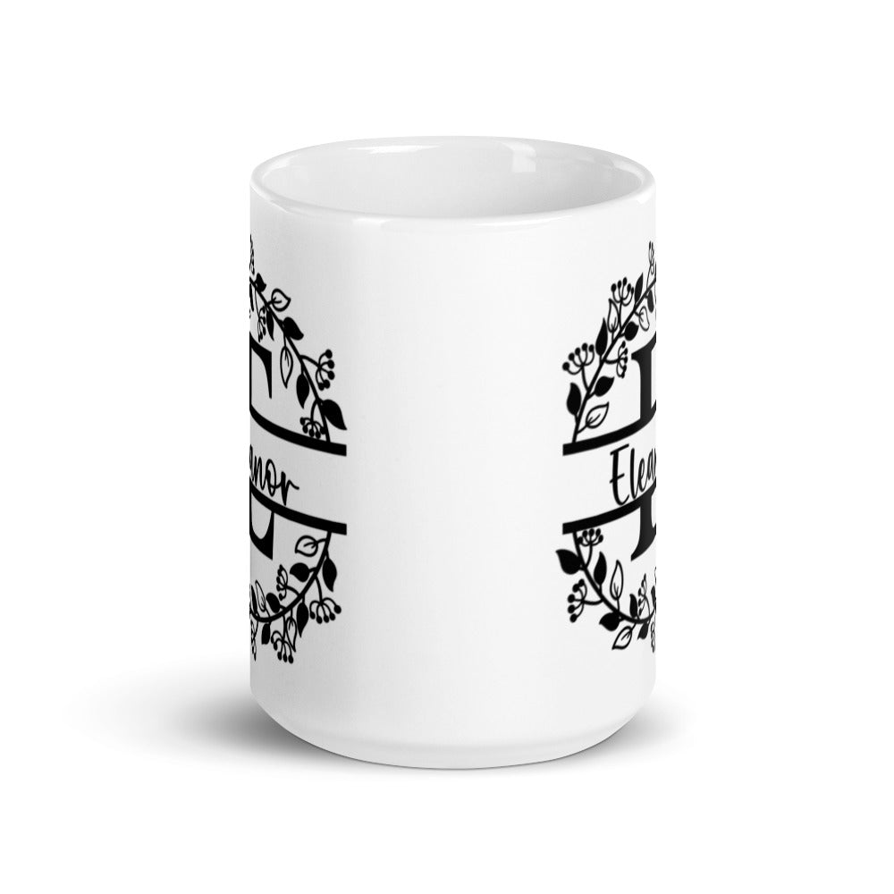 Eleanor - Personalized - White glossy mug