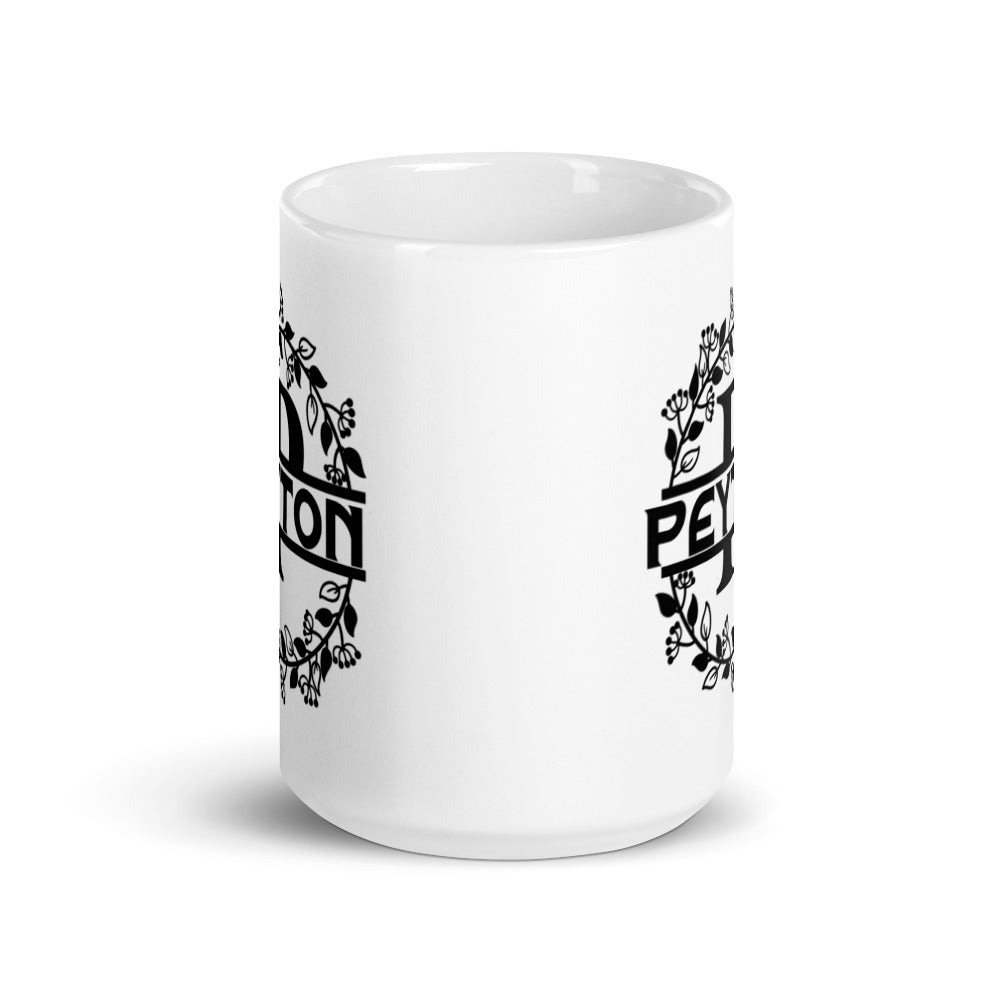 Peyton - Personalised - White glossy mug