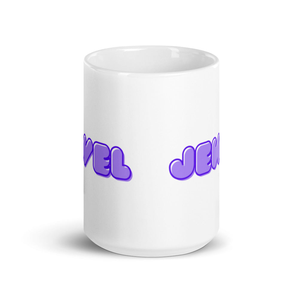 Jewel - Personalised - White glossy mug