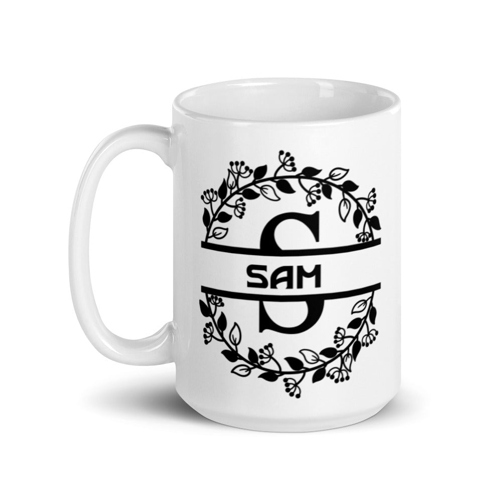 Sam - Personalized - White glossy mug