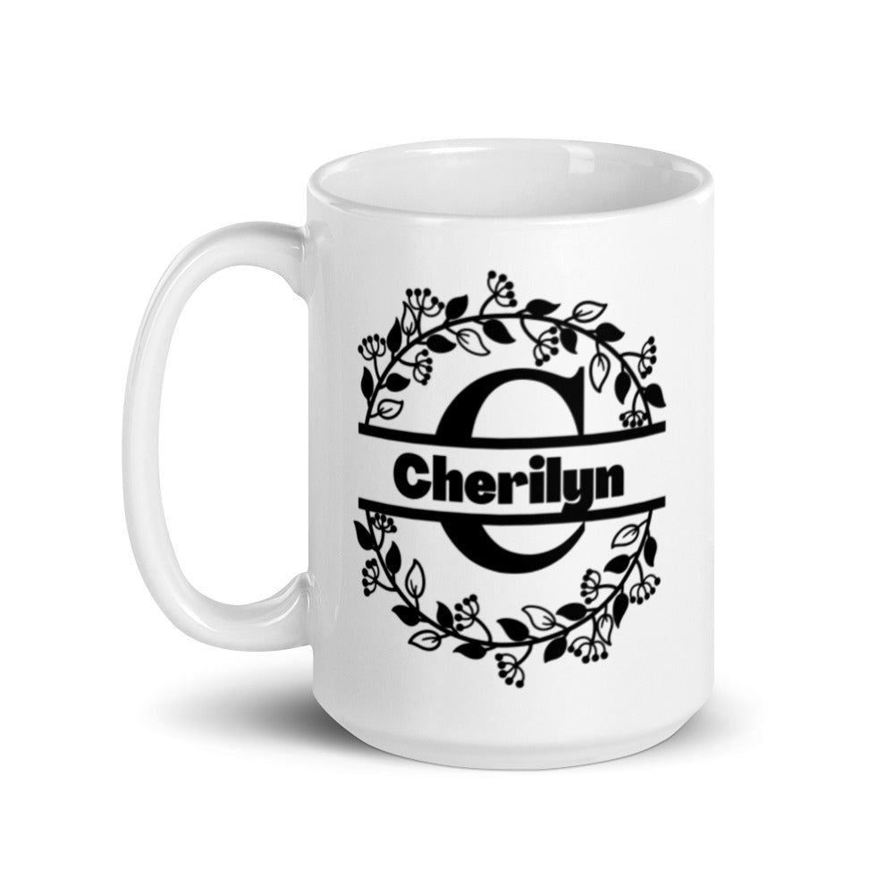 Cherilyn - Personalised - White glossy mug