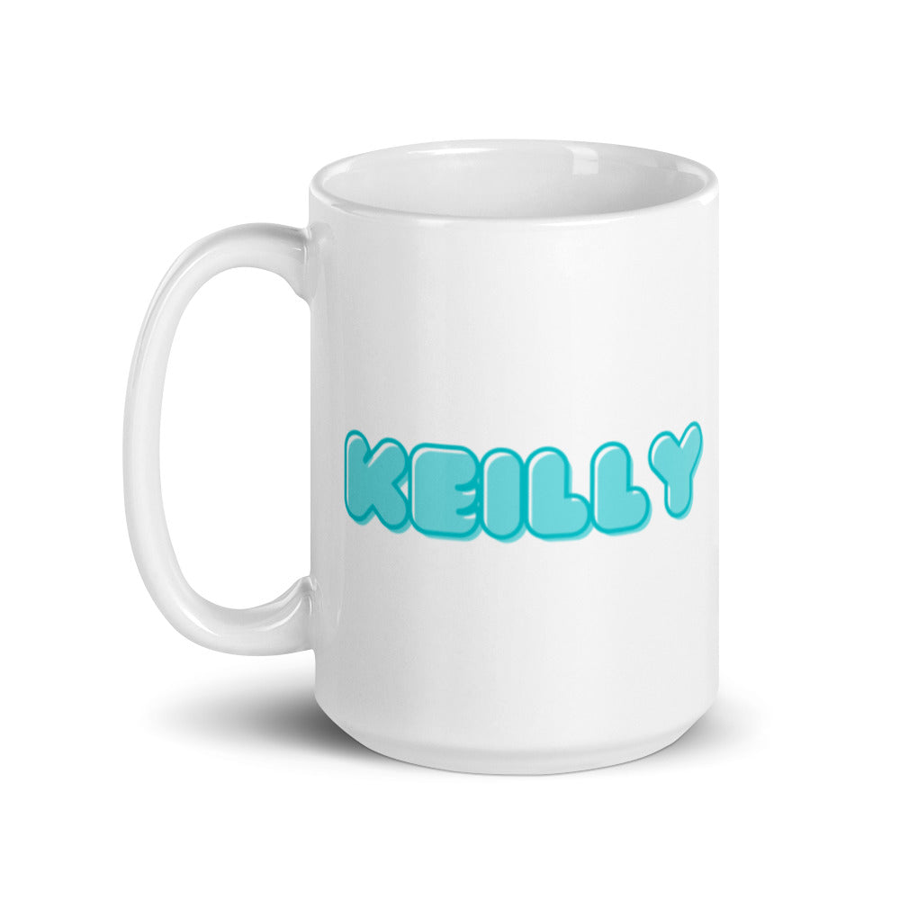 Keilly - Personalised - White glossy mug