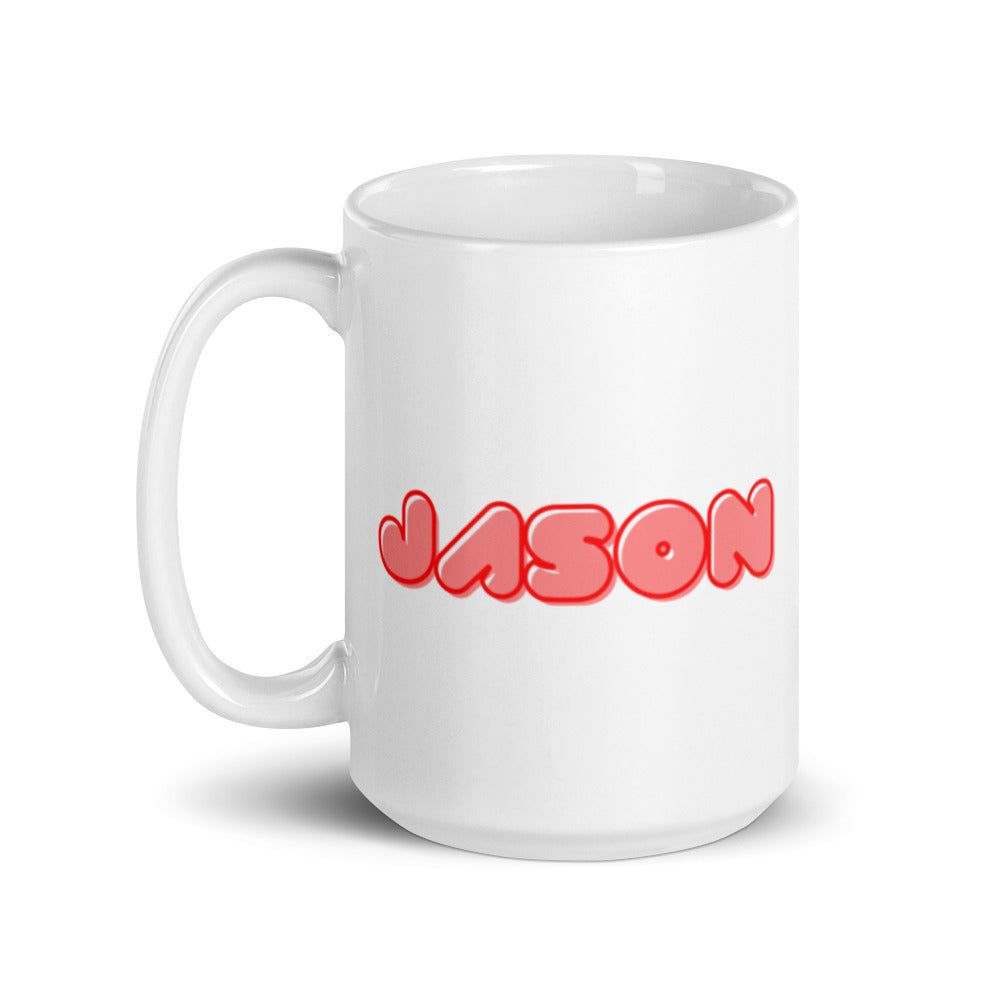 Jason - Personalised - White glossy mug